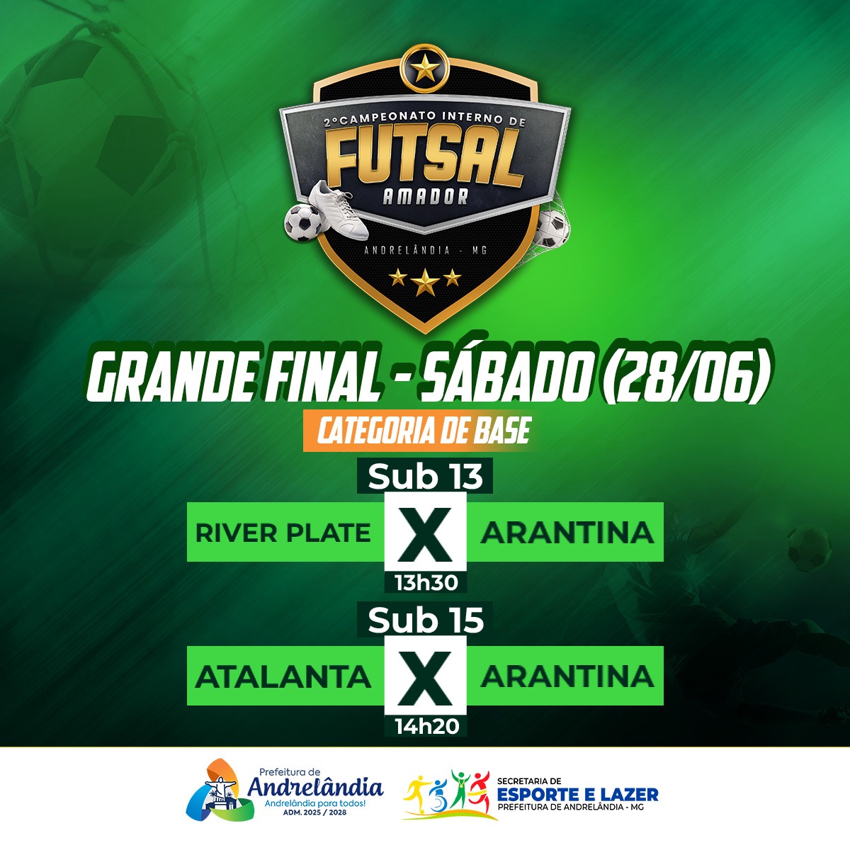 Leia mais sobre o artigo Grande Final das Categorias de Base do 2º Campeonato Interno de Futsal Amador